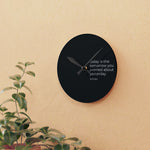 Acrylic Wall Clock