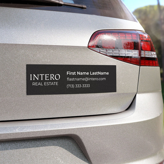 Personalized Intero Magnetic Car Sign
