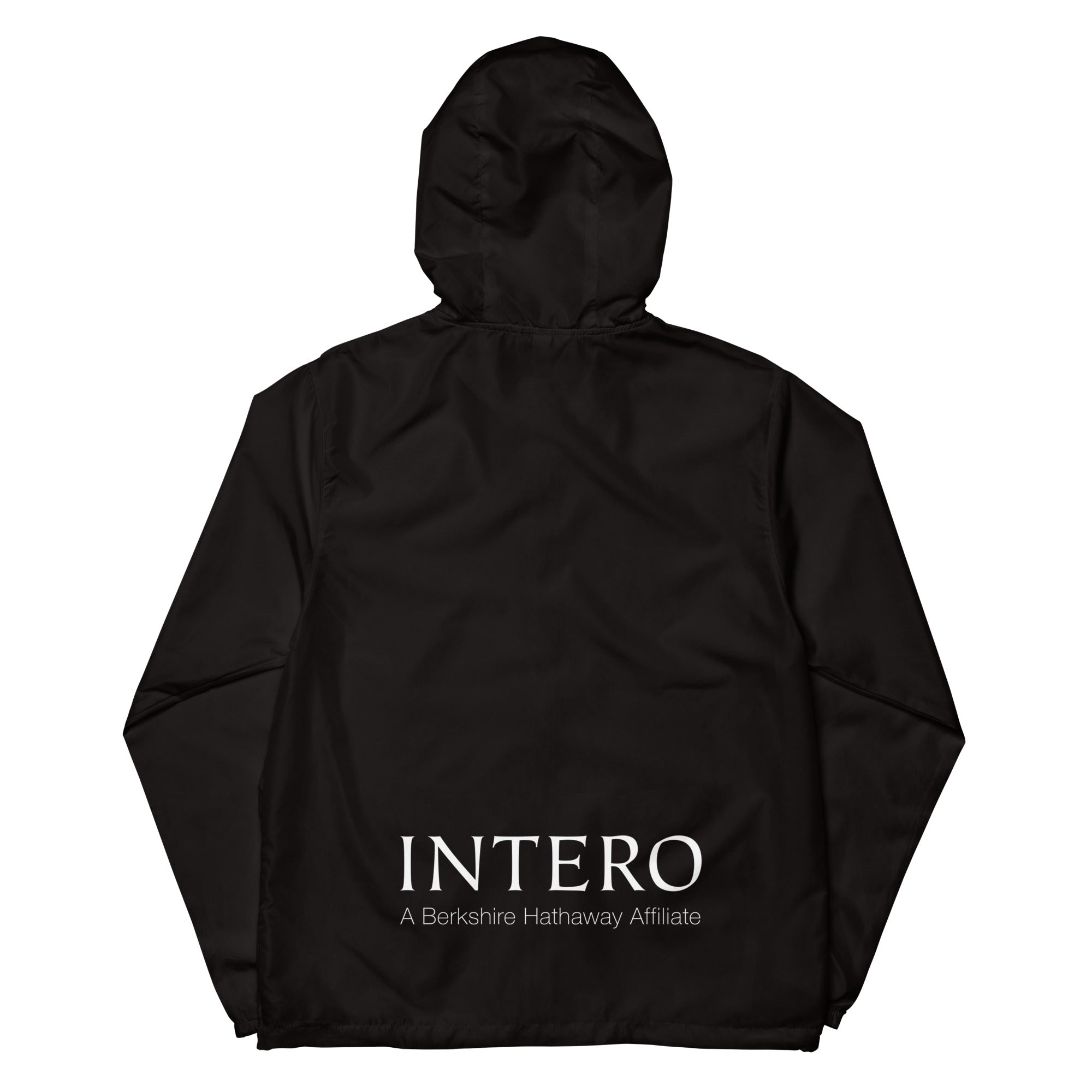 Unisex lightweight zip up windbreaker (Black)