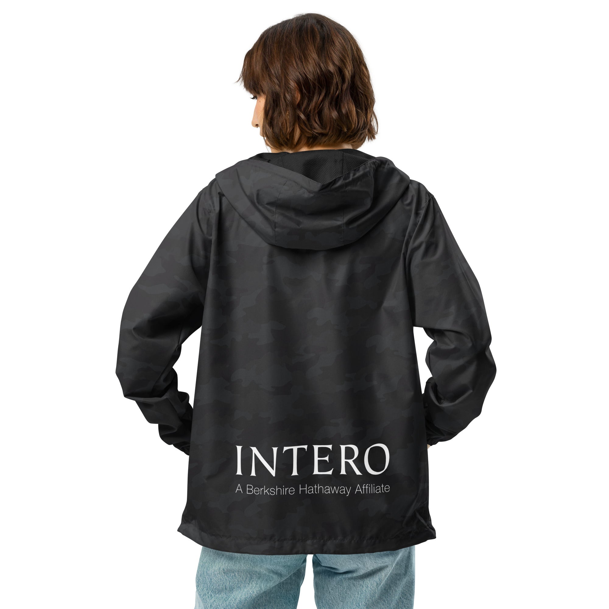 Unisex lightweight zip up windbreaker