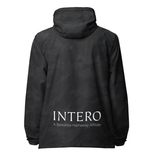 Unisex lightweight zip up windbreaker (Black)