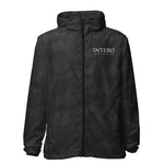 Unisex lightweight zip up windbreaker (Black)