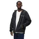 Unisex lightweight zip up windbreaker (Black)