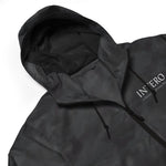 Unisex lightweight zip up windbreaker (Black)