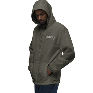 Unisex lightweight zip up windbreaker (Gray)