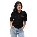 Women pique polo shirt