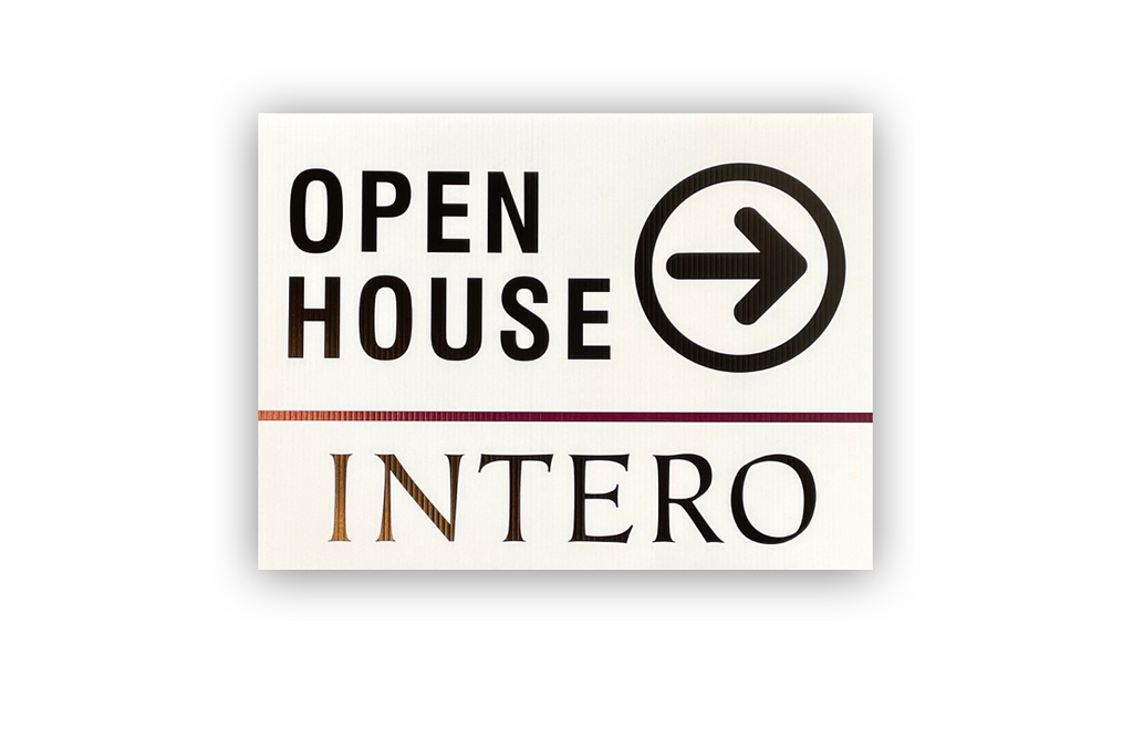 Open House Sign