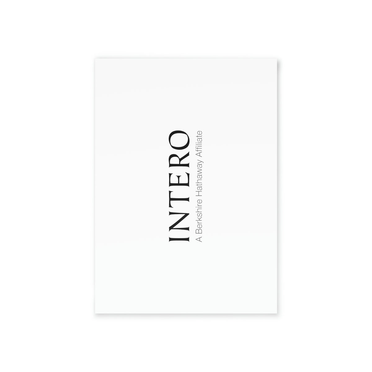 Nothing in the Back Greeting Card
