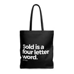 Sold Tote Bag