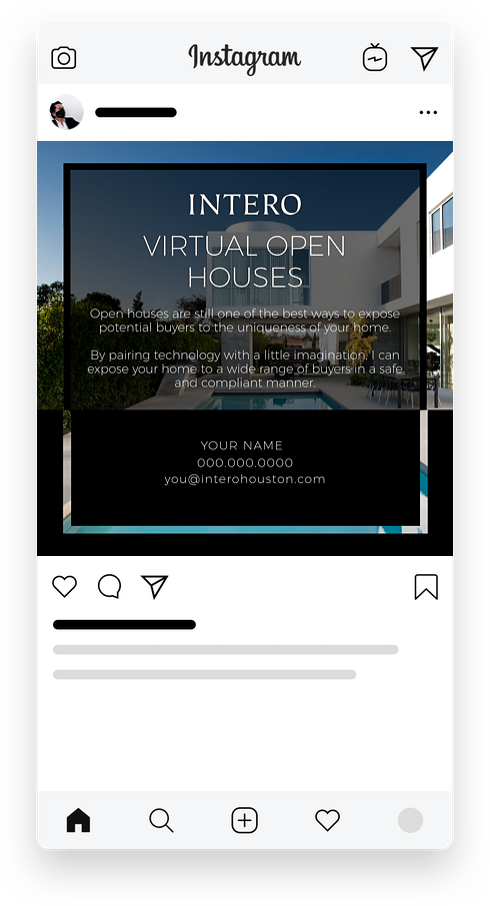 "Virtual Open House" Post