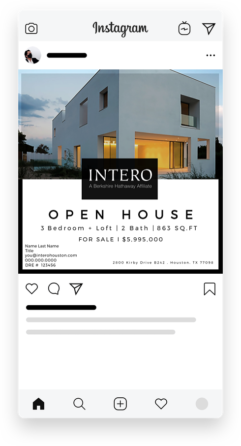 "Open House" Post