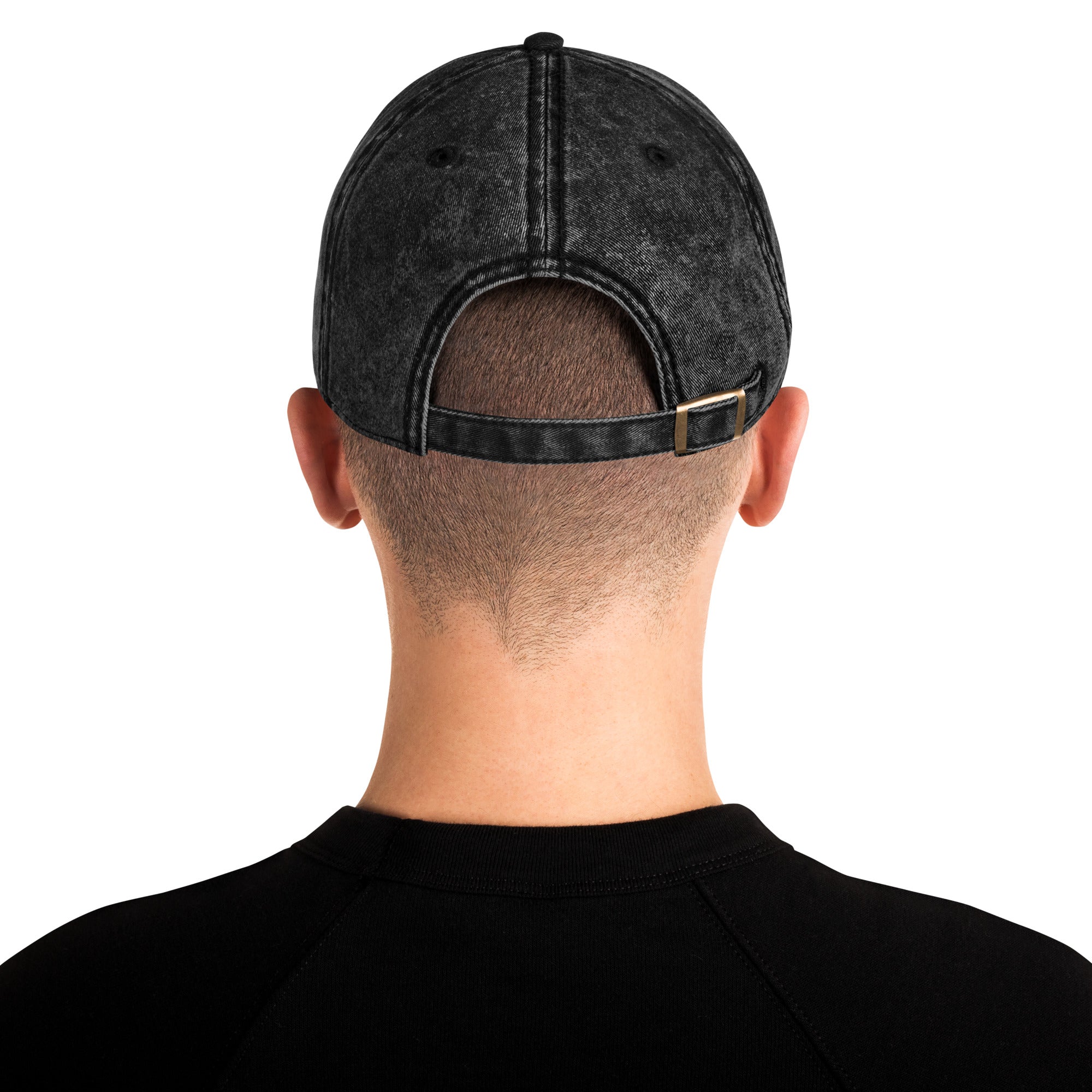 Dark Gray Vintage Cotton Twill Cap