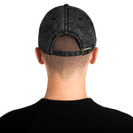 Dark Gray Vintage Cotton Twill Cap