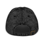 Dark Gray Vintage Cotton Twill Cap