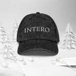 Dark Gray Vintage Cotton Twill Cap