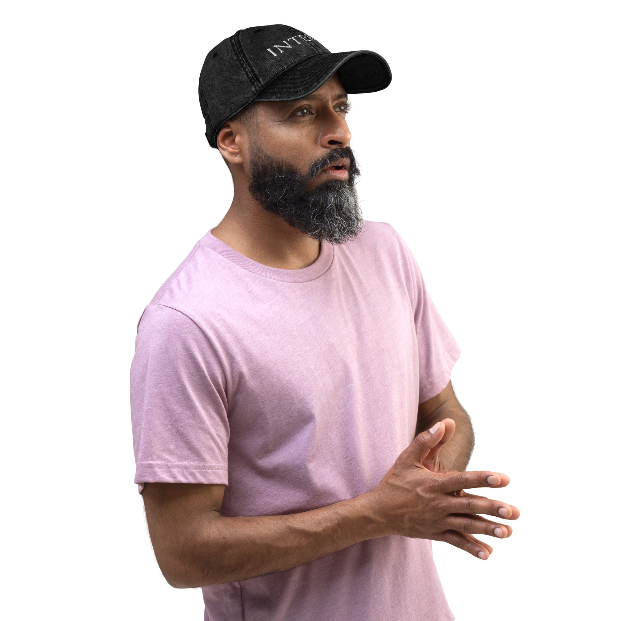 Dark Gray Vintage Cotton Twill Cap
