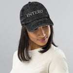 Dark Gray Vintage Cotton Twill Cap