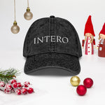 Dark Gray Vintage Cotton Twill Cap