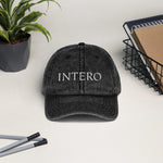 Dark Gray Vintage Cotton Twill Cap
