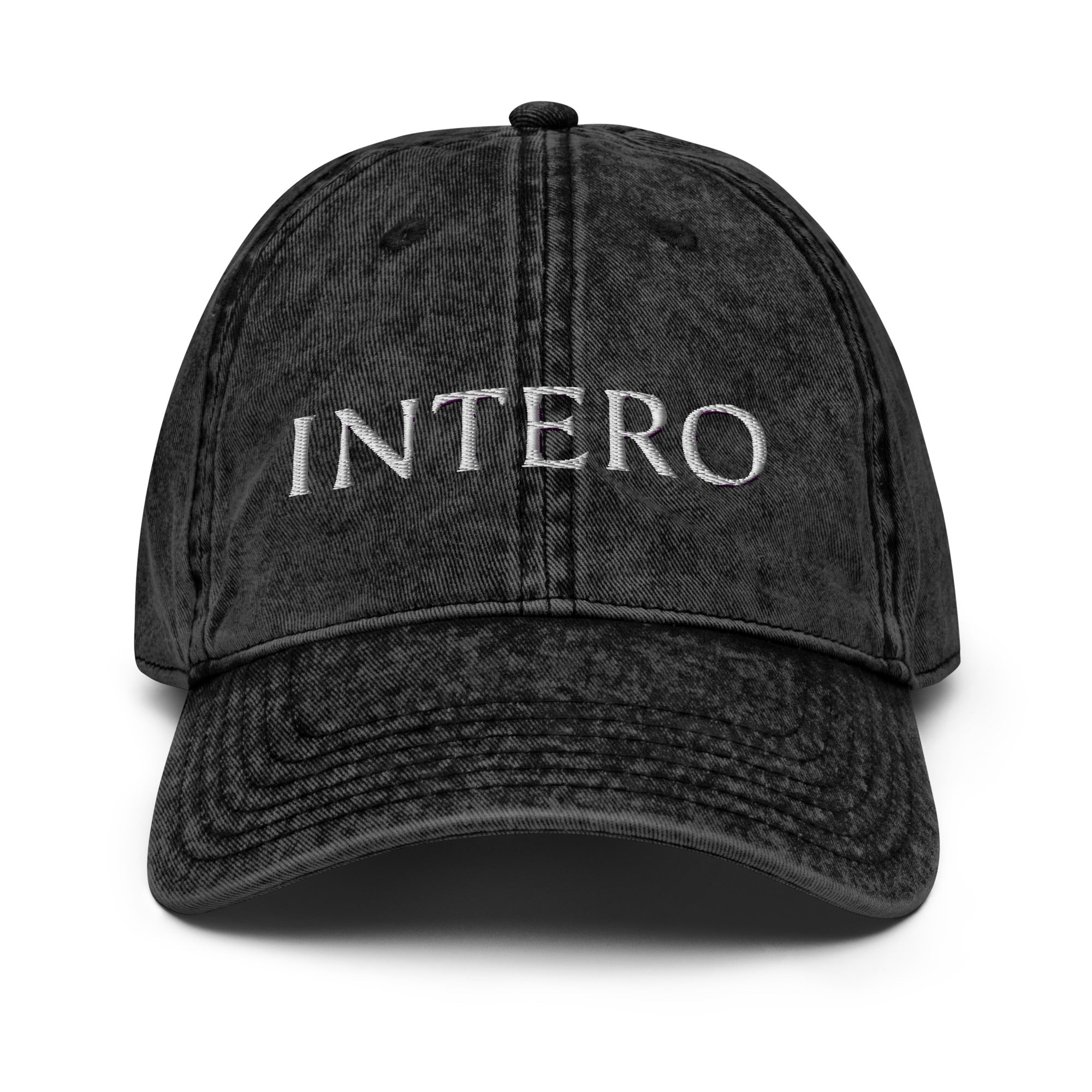 Dark Gray Vintage Cotton Twill Cap