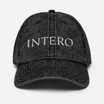 Dark Gray Vintage Cotton Twill Cap