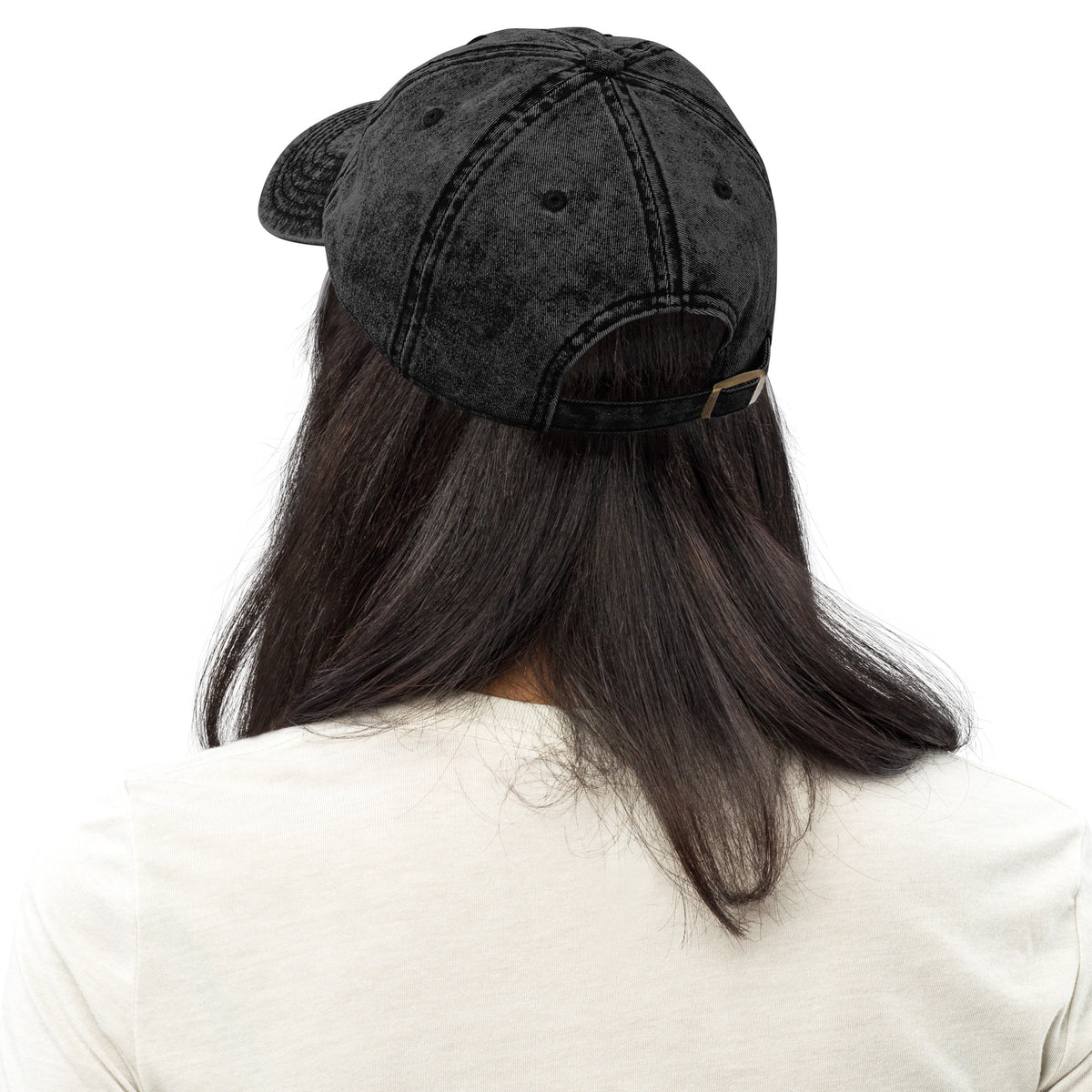 Dark Gray Vintage Cotton Twill Cap