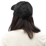Dark Gray Vintage Cotton Twill Cap