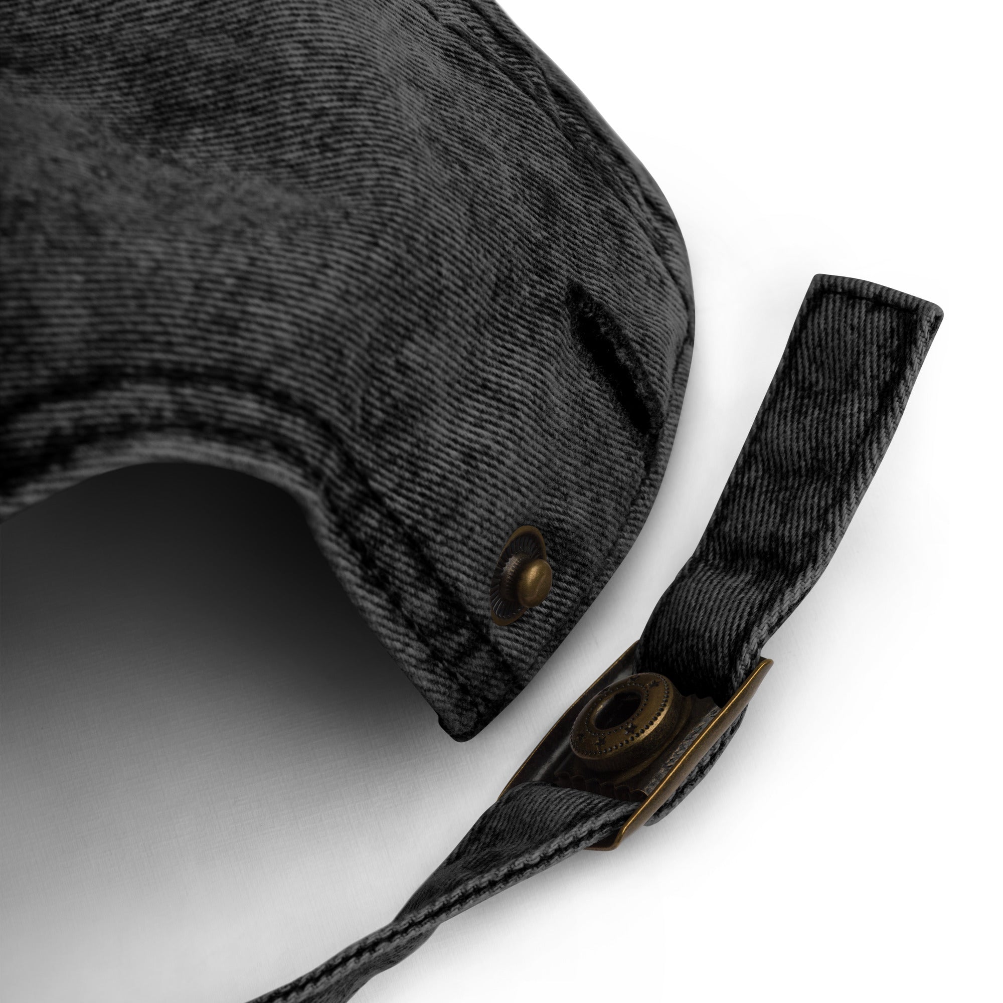 Dark Gray Vintage Cotton Twill Cap