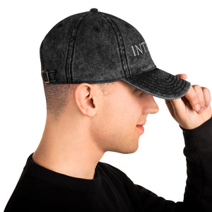 Dark Gray Vintage Cotton Twill Cap