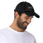 Dark Gray Vintage Cotton Twill Cap