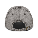 Dark Gray Vintage Cotton Twill Cap