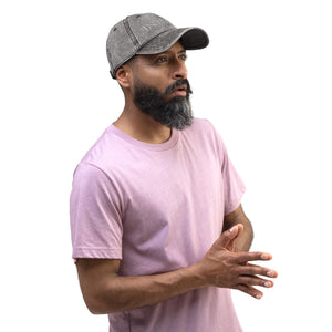 Dark Gray Vintage Cotton Twill Cap
