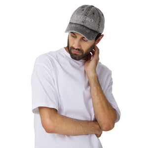 Dark Gray Vintage Cotton Twill Cap