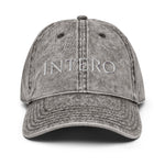 Dark Gray Vintage Cotton Twill Cap