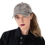 Dark Gray Vintage Cotton Twill Cap