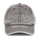 Dark Gray Vintage Cotton Twill Cap