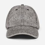 Dark Gray Vintage Cotton Twill Cap