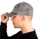 Dark Gray Vintage Cotton Twill Cap