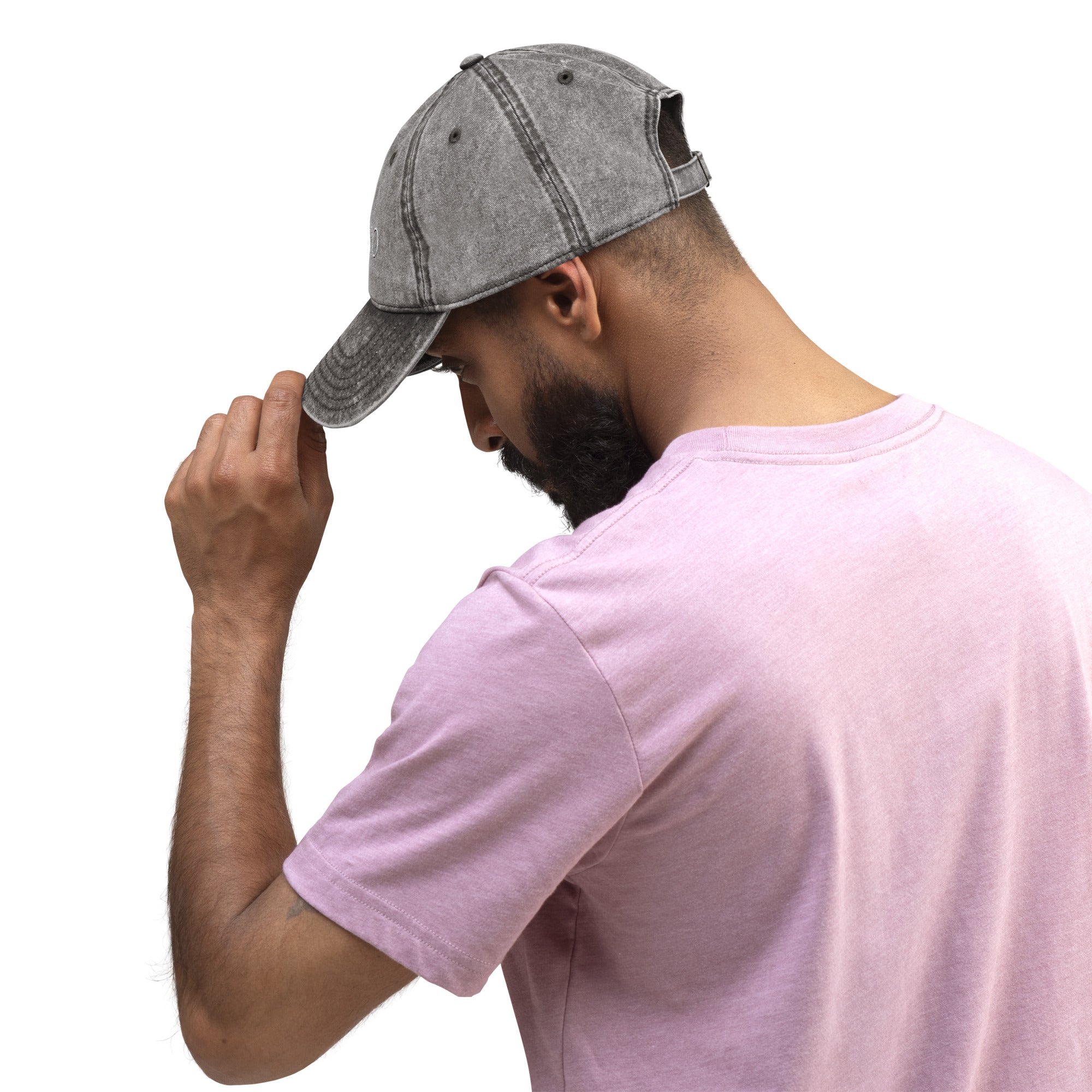 Dark Gray Vintage Cotton Twill Cap