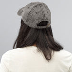 Dark Gray Vintage Cotton Twill Cap