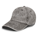 Dark Gray Vintage Cotton Twill Cap