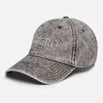 Dark Gray Vintage Cotton Twill Cap