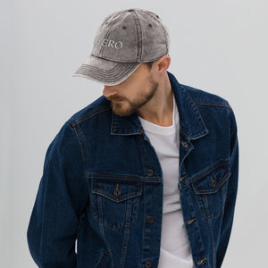 Light Gray Vintage Cotton Twill Cap