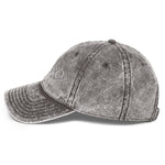 Dark Gray Vintage Cotton Twill Cap