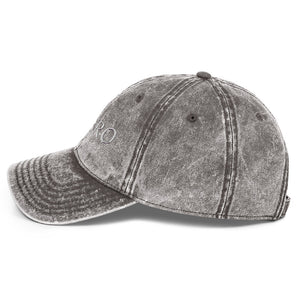 Dark Gray Vintage Cotton Twill Cap