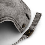 Dark Gray Vintage Cotton Twill Cap