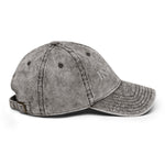 Dark Gray Vintage Cotton Twill Cap