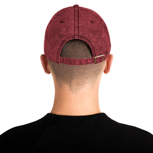 Dark Gray Vintage Cotton Twill Cap