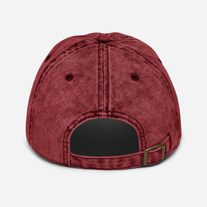Maroon Vintage Cotton Twill Cap