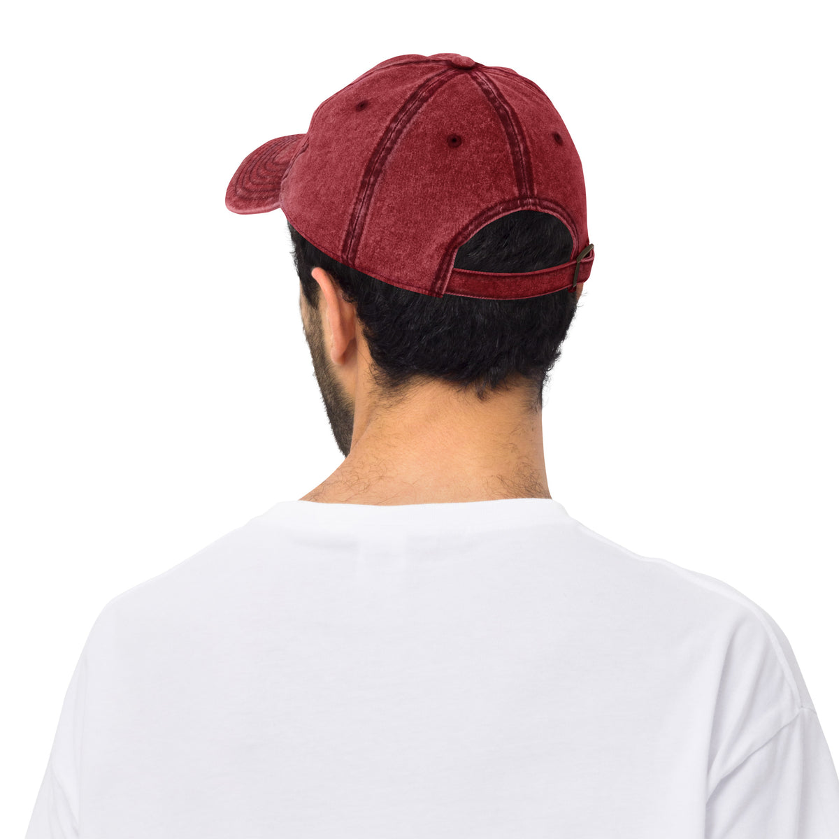 Maroon Vintage Cotton Twill Cap